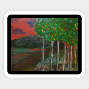 the hill beyond Sticker